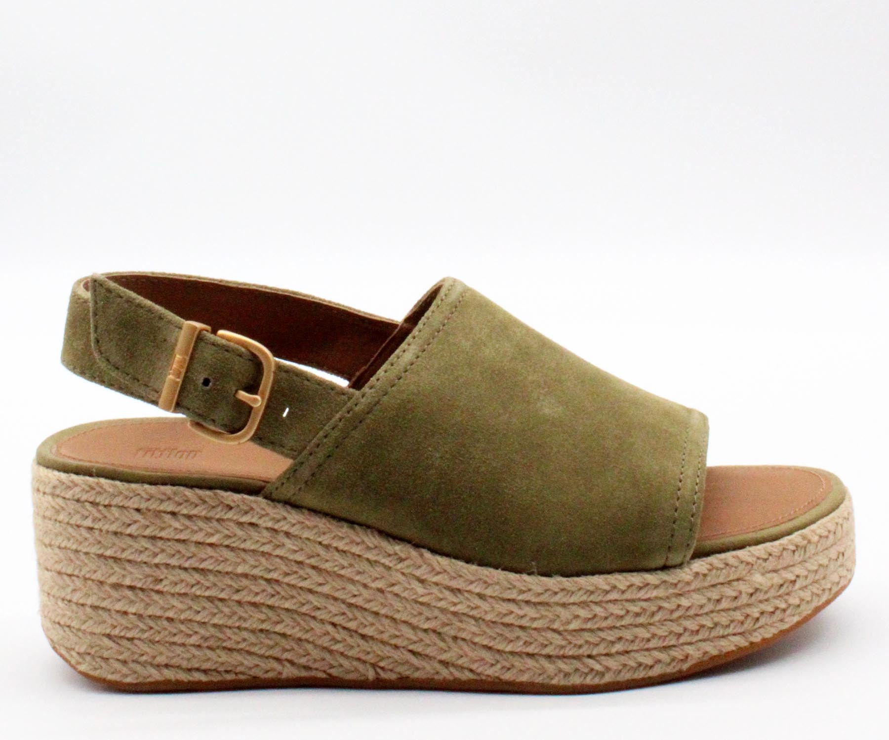 fitflop Plateau Sandale Plattforms Espadrilles Suede