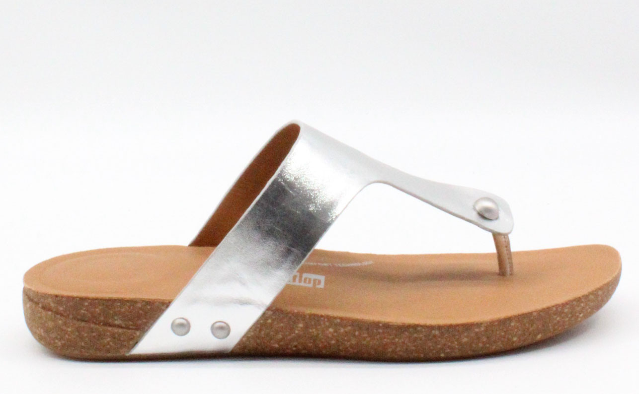 fitflop Pantolette IQUSHION Metallic-Leather