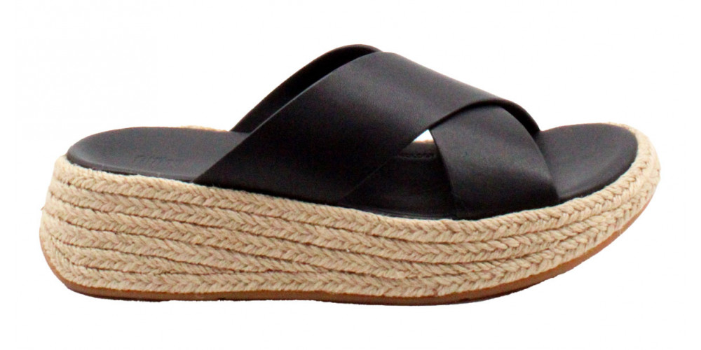 fitflop flache Plateau Pantolette F-Mode Espadrilles